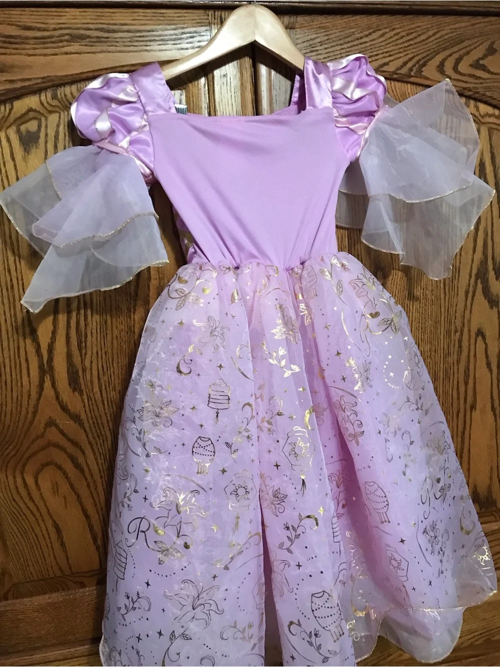 Disney Store Rapunzel Costume Dress Size 5/6 Halloween Dress Up